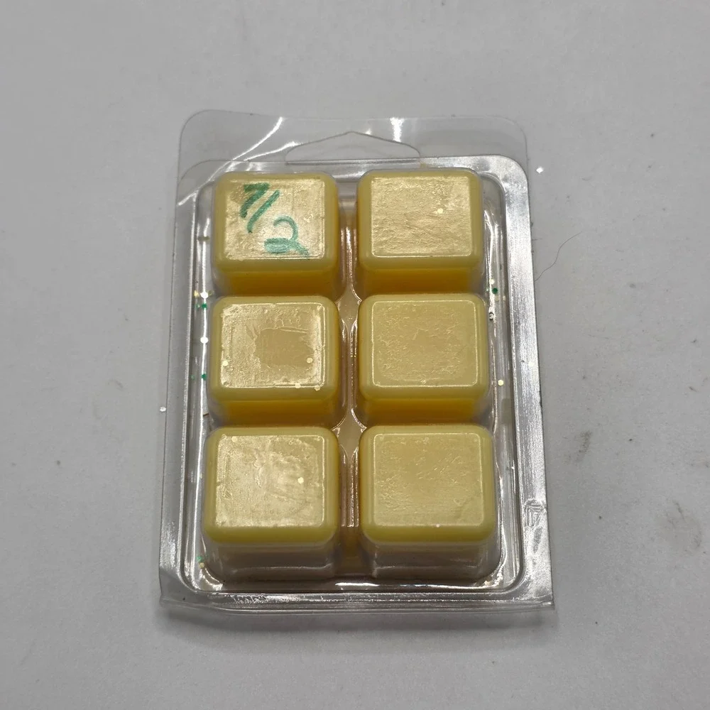 Wax Melt Crumble Candle Co 3oz Yellow Good‎ Frosted Lemonade Glitter Fragrance